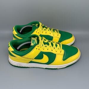Nike Dunk‎ Low Retro Reverse Brazil Running Shoes DV0833-300 Men's Sz 11